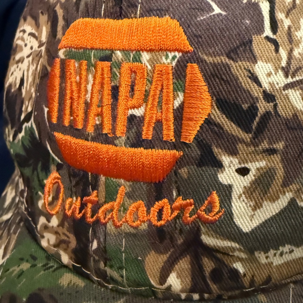 NAPA Camouflage Cap with Orange Embroidery - Picture 2 of 4